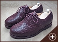 Eleganter Flechtschuh, Farbe Oxblood